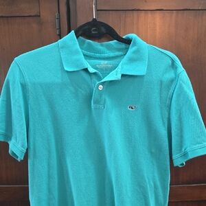 Vineyard Vines Men's Aqua Polo Shirt‎